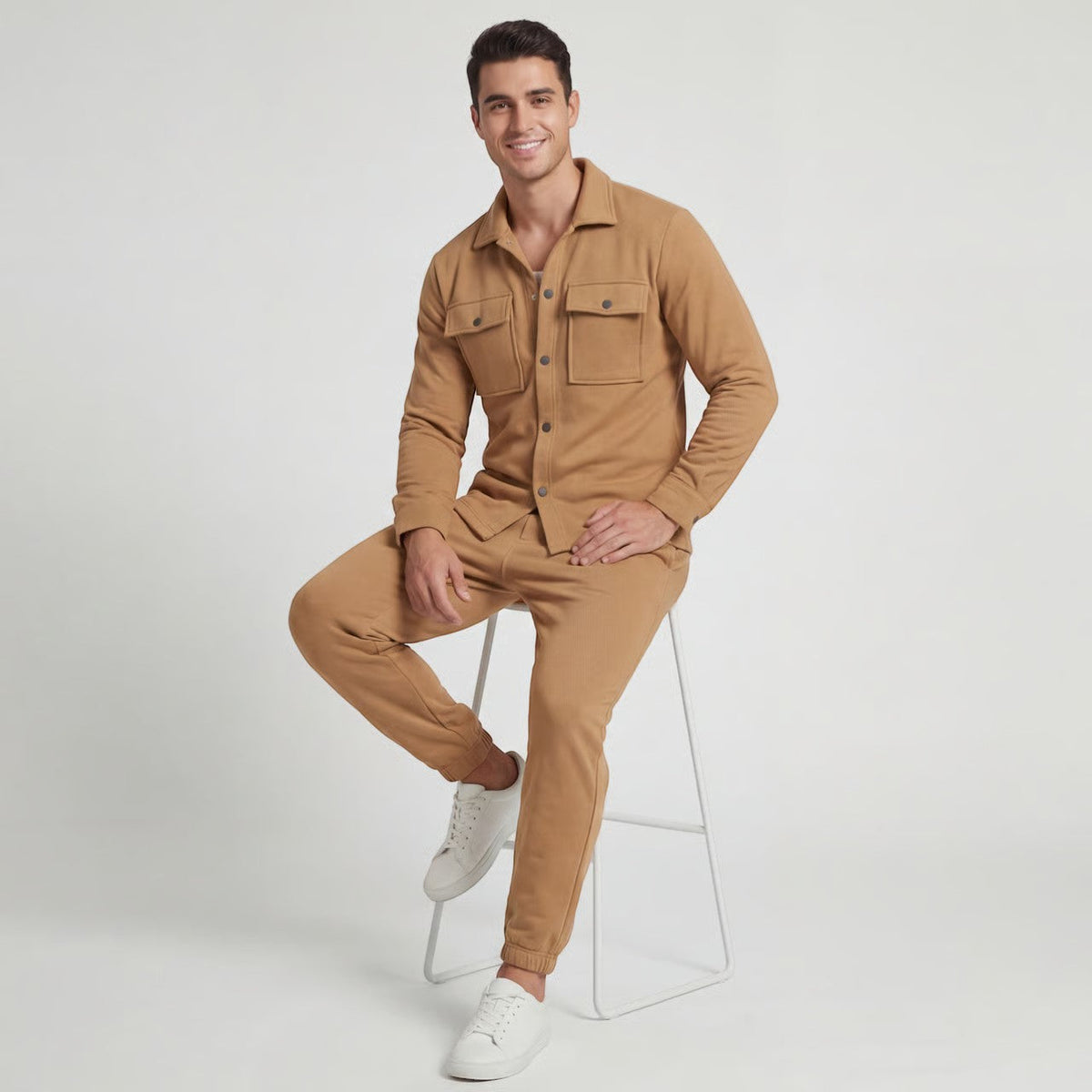 Calder Mayne | Men's Two-Piece Cotton Casual Set