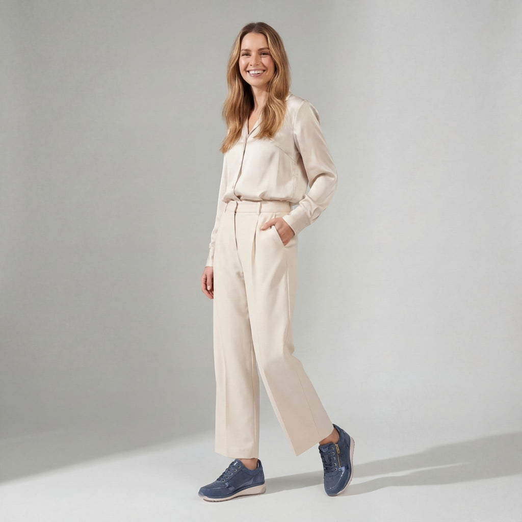 Calder Mayne | Women's Leather Platform Sneakers