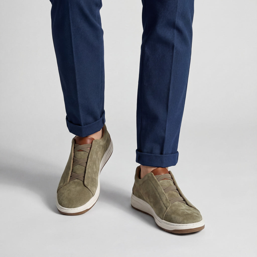 Calder Mayne | Men's Casual Suede Sneakers