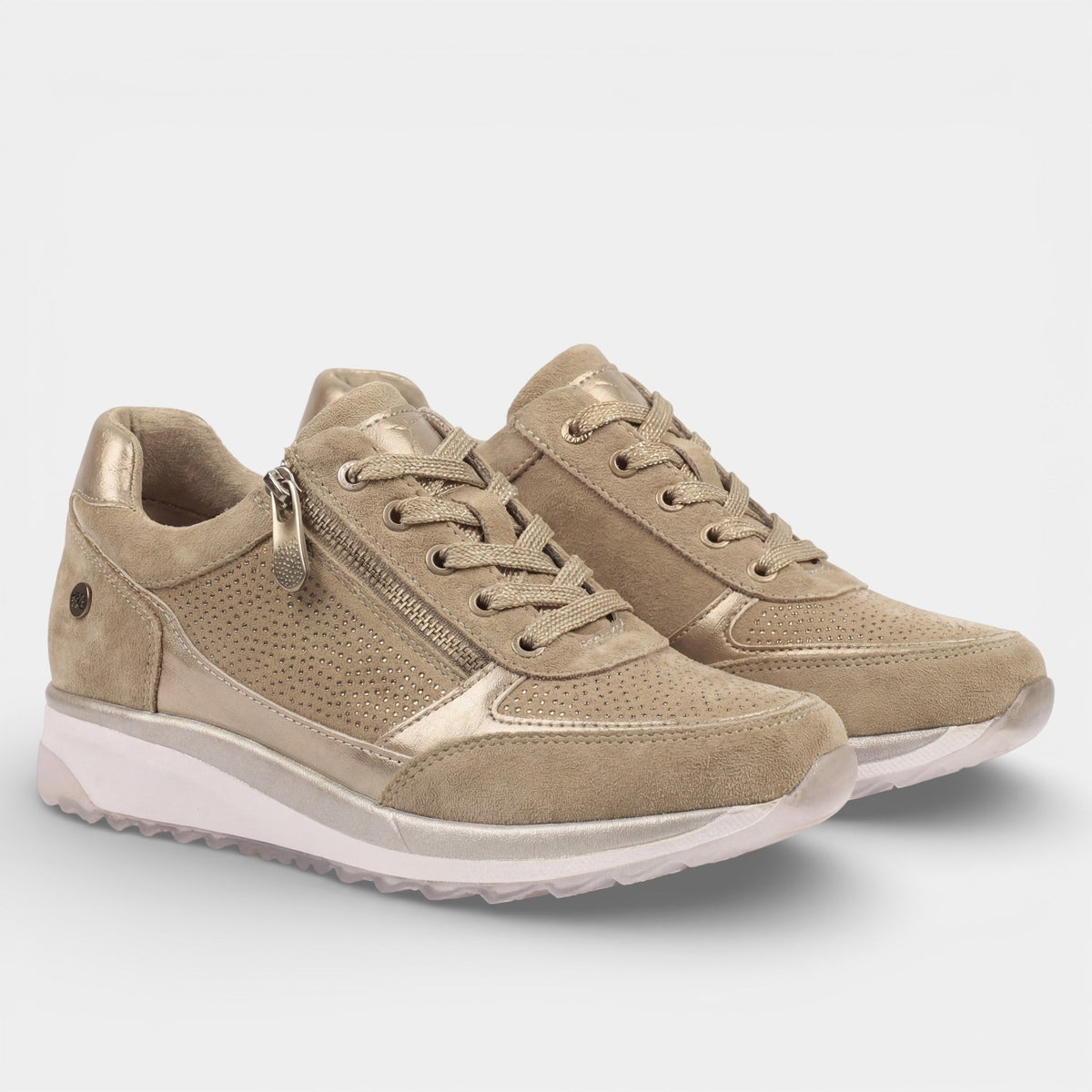Calder Mayne | Women's Leather Platform Sneakers