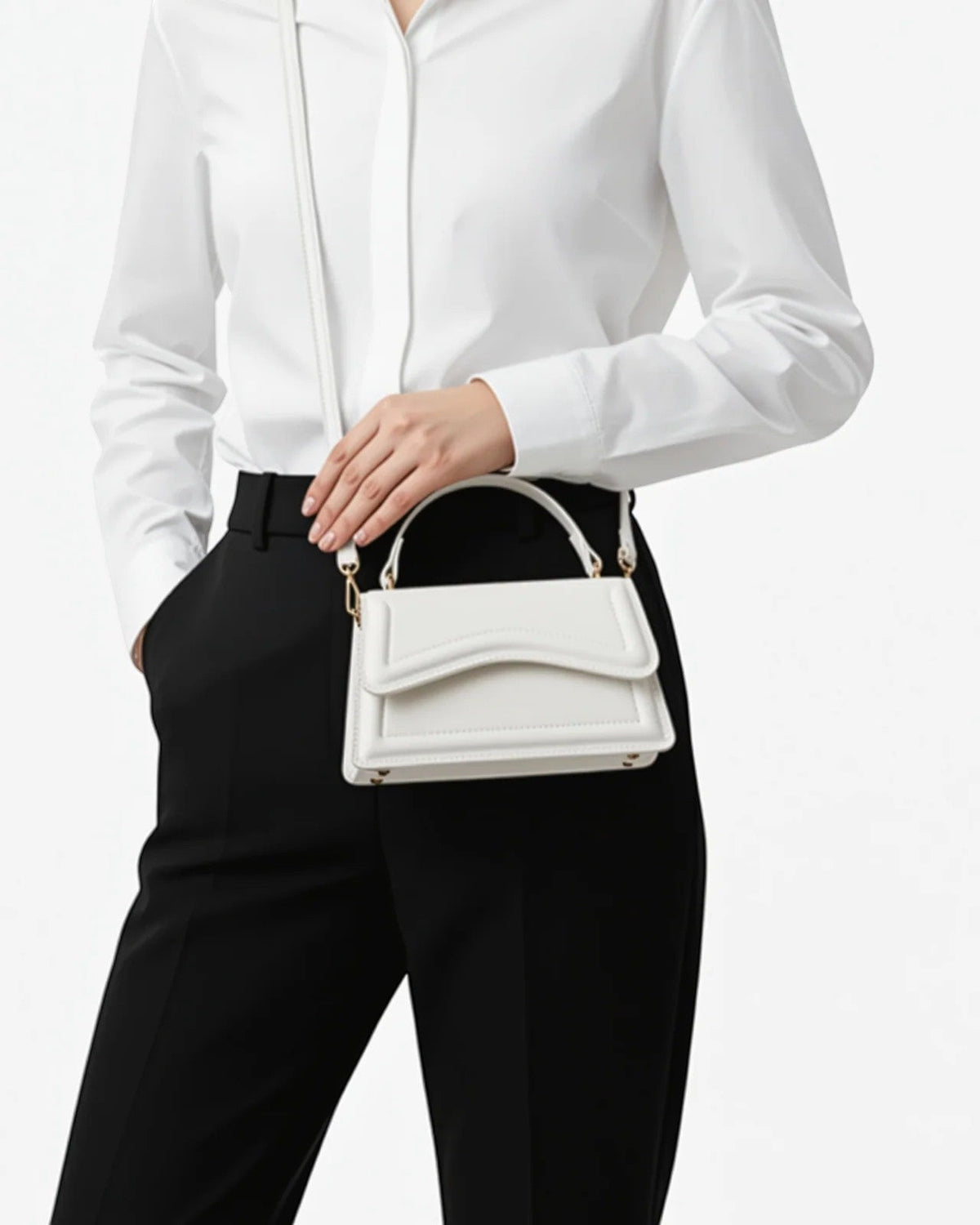 Women's mini leather crossbody bag – Compact size