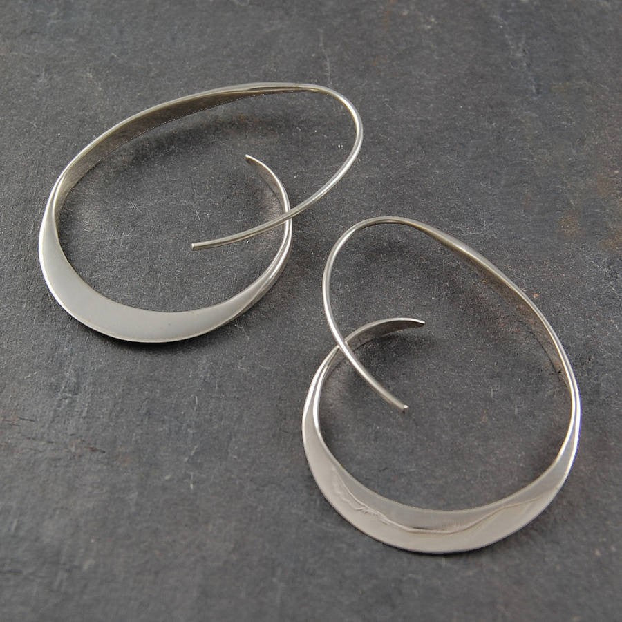Calder Mayne | Women's Spiral Hoop Earrings