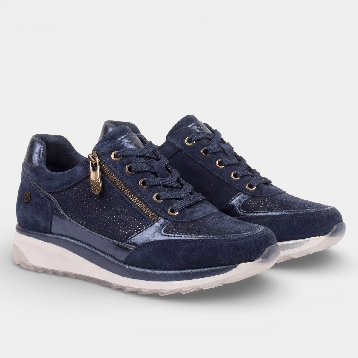 Calder Mayne | Women's Leather Platform Sneakers