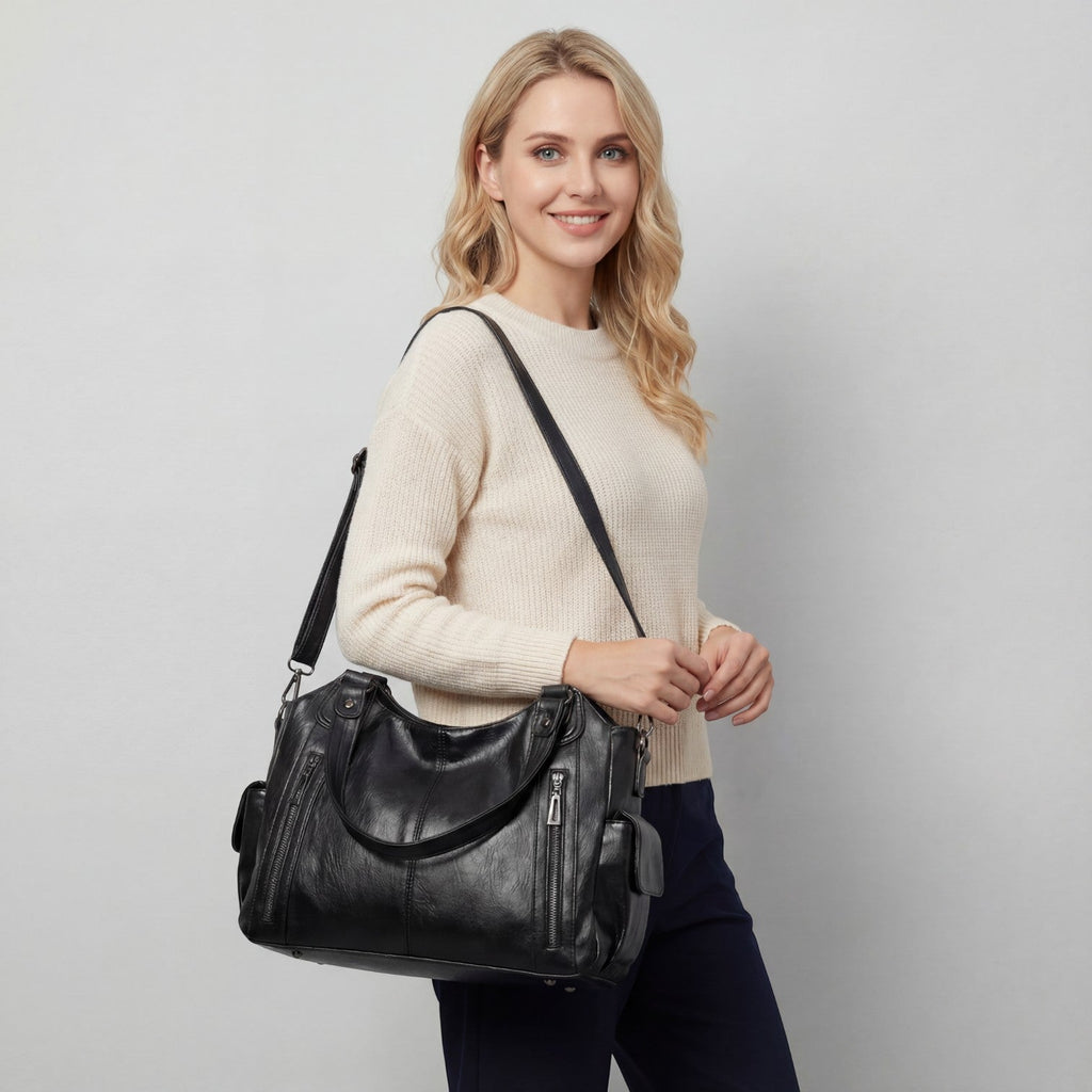 Calder Mayne | Women's Leather Tote Bag Shoulder Bag
