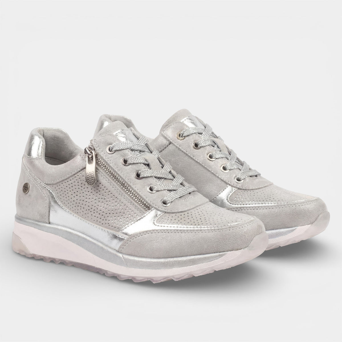Calder Mayne | Women's Leather Platform Sneakers