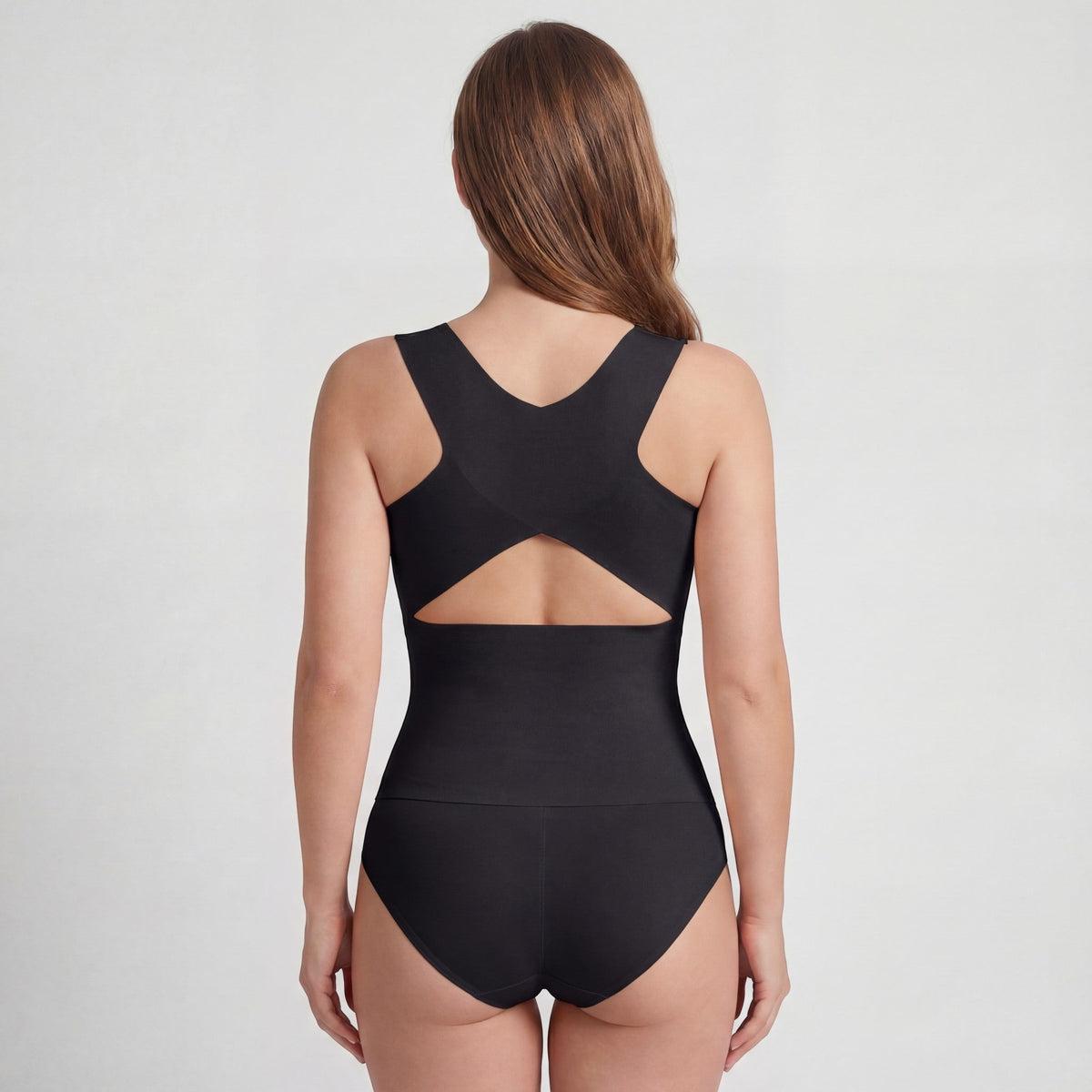Women's Nylon Shaping Vest - Firm Sculpting Compression