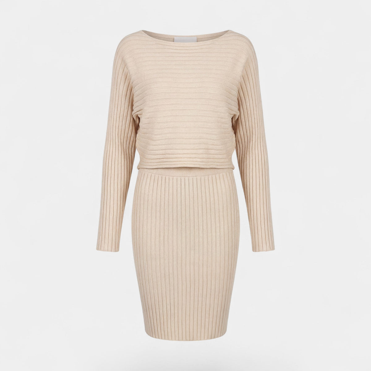 Calder Mayne | Women's Ribbed Knit Top and Strappy Skirt Set
