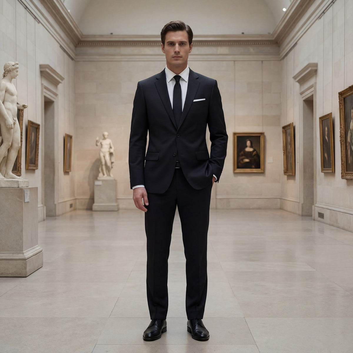 Claire Fashion | Men's Wool Blend Suit Set