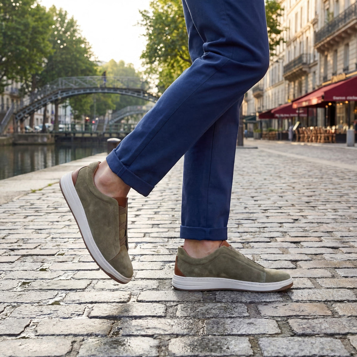 Calder Mayne | Men's Casual Suede Sneakers