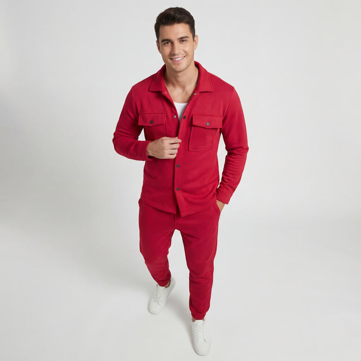 Calder Mayne | Men's Two-Piece Cotton Casual Set