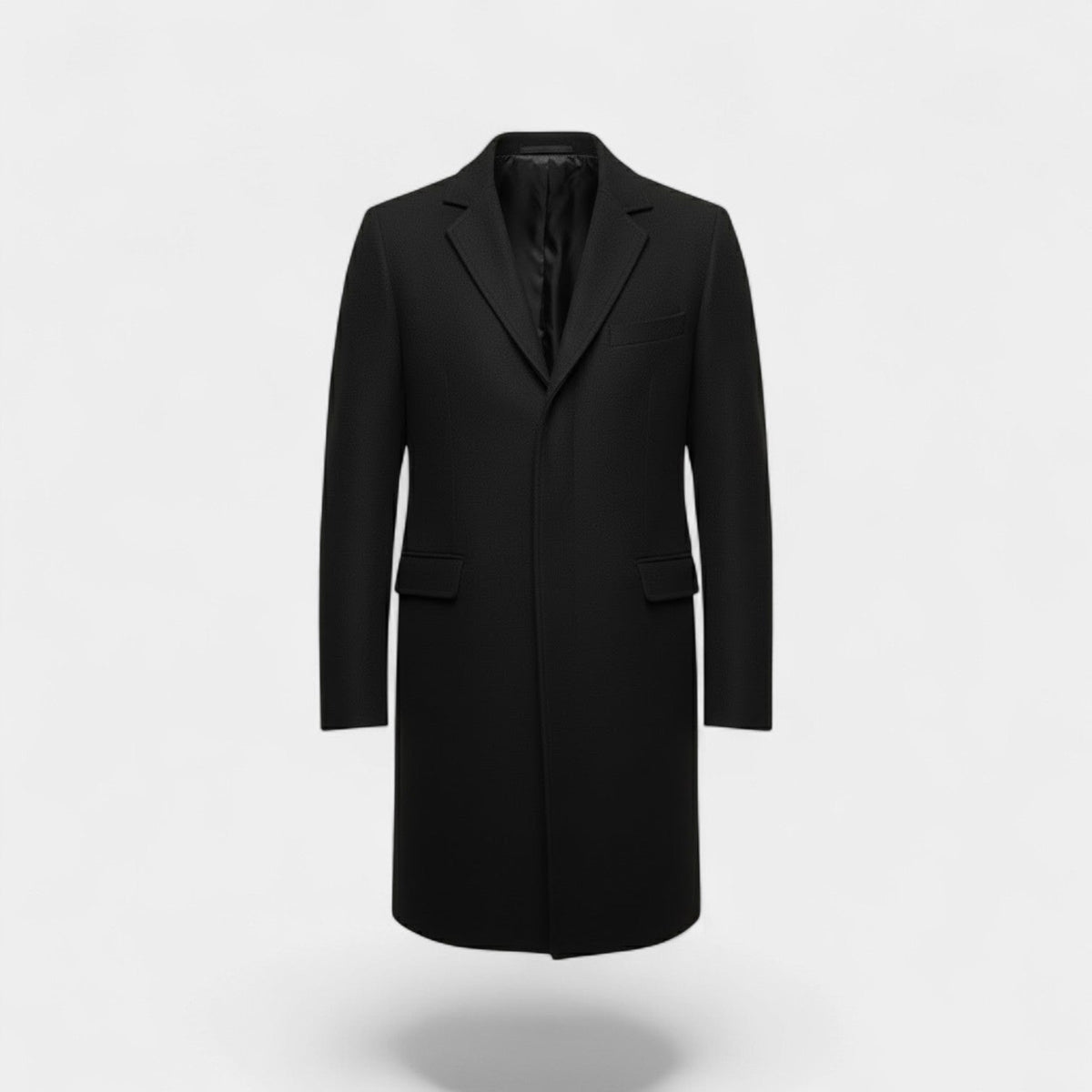 Calder Mayne | Men's Wool Coat – Long Classic Cut Trench