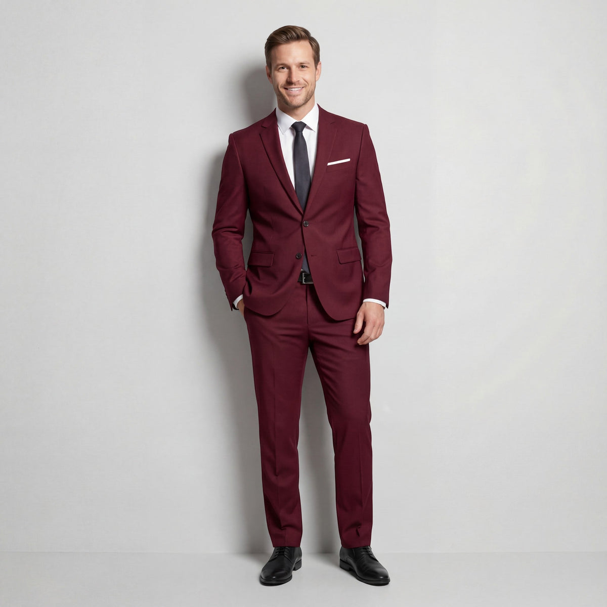 Claire Fashion | Men's Wool Blend Suit Set