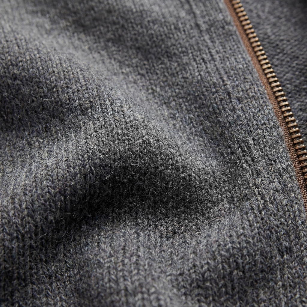 Men's knitted vest – solid casual slim fit