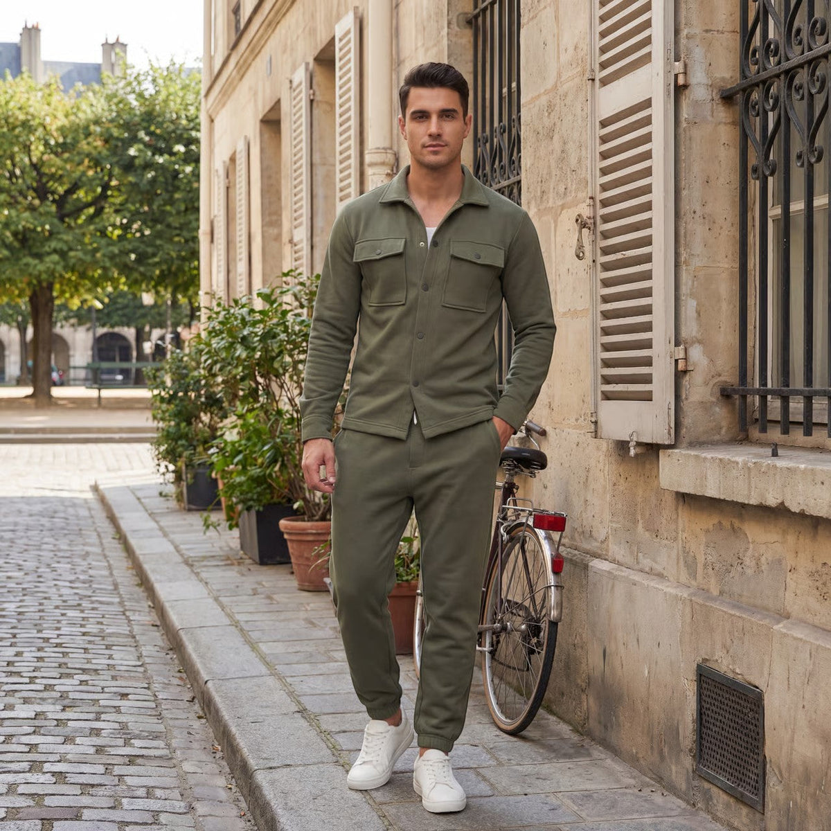 Calder Mayne | Men's Two-Piece Cotton Casual Set