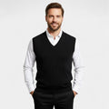 Riche | Men's Sleeveless Knit Vest – Refined V-Neck