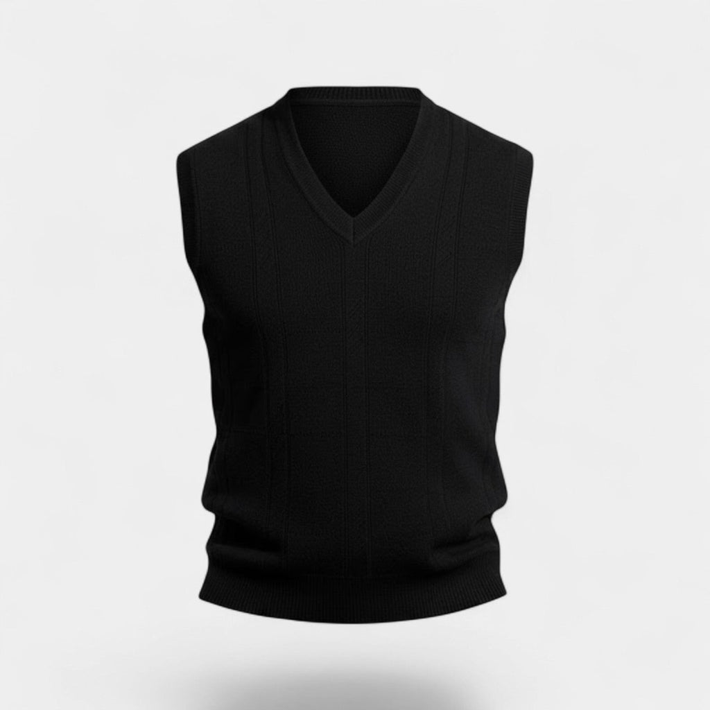 Riche | Men's Sleeveless Knit Vest – Refined V-Neck