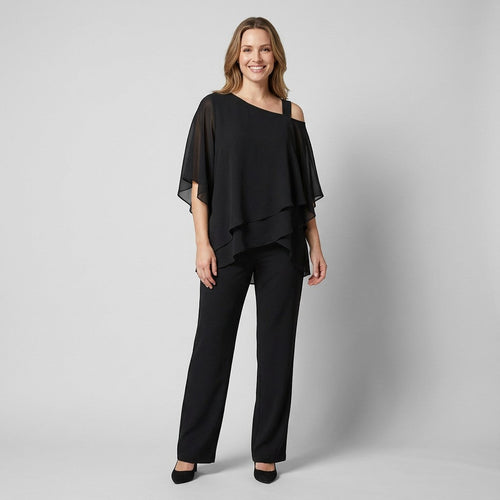 Women's Batwing Top and Pants Set – Relaxed Fit