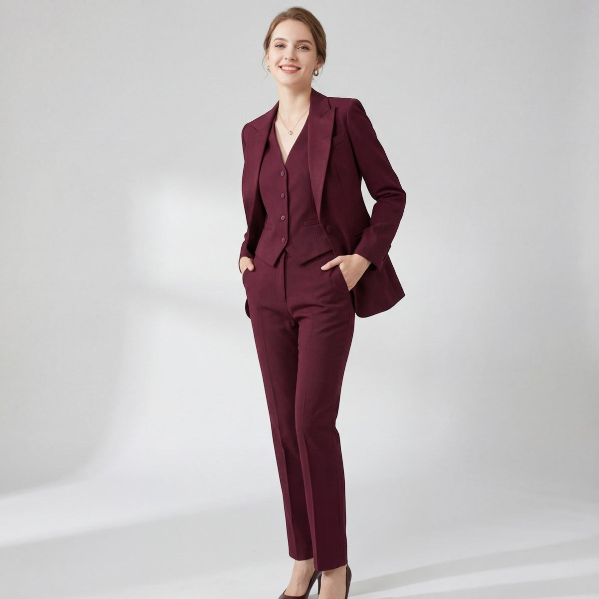 Calder Mayne | Women's Fine Wool Pantsuit