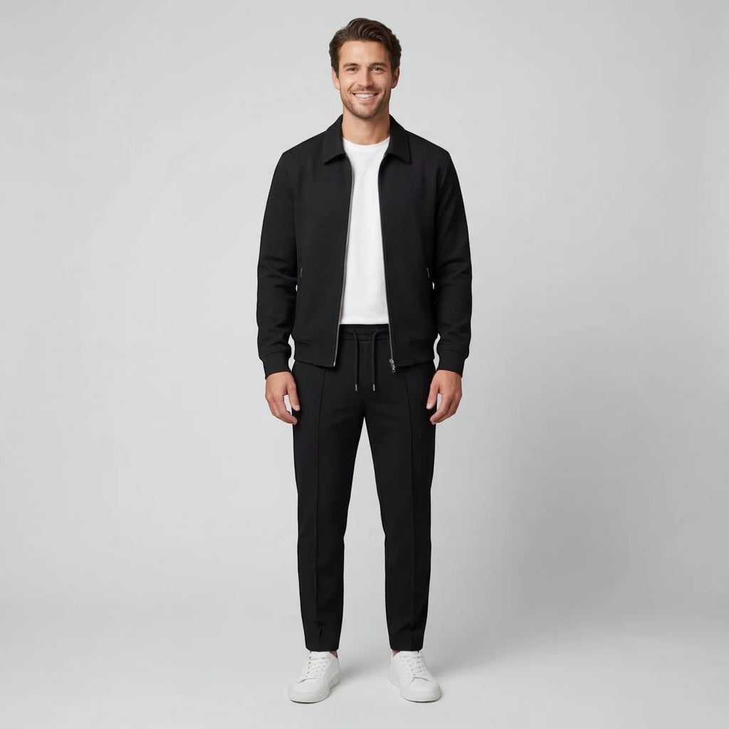 Men's Jacket and Pants Set in Cotton Blend – Slim Fit