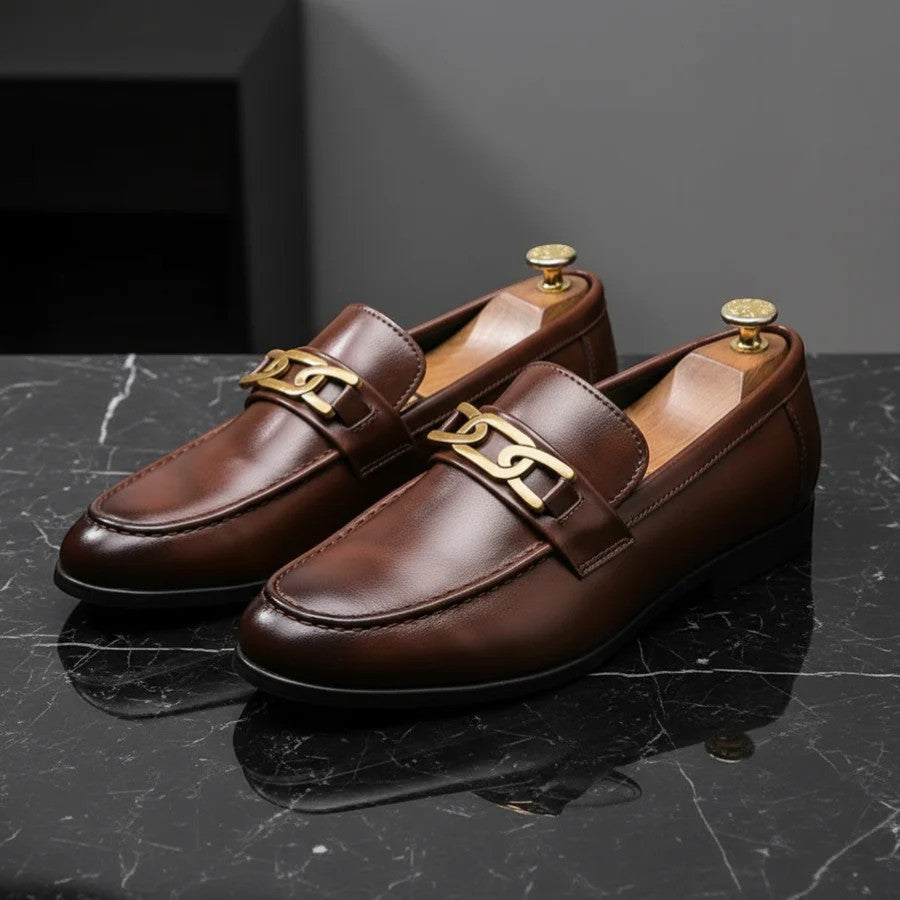 Men's Leather Loafers – Pointed Toe