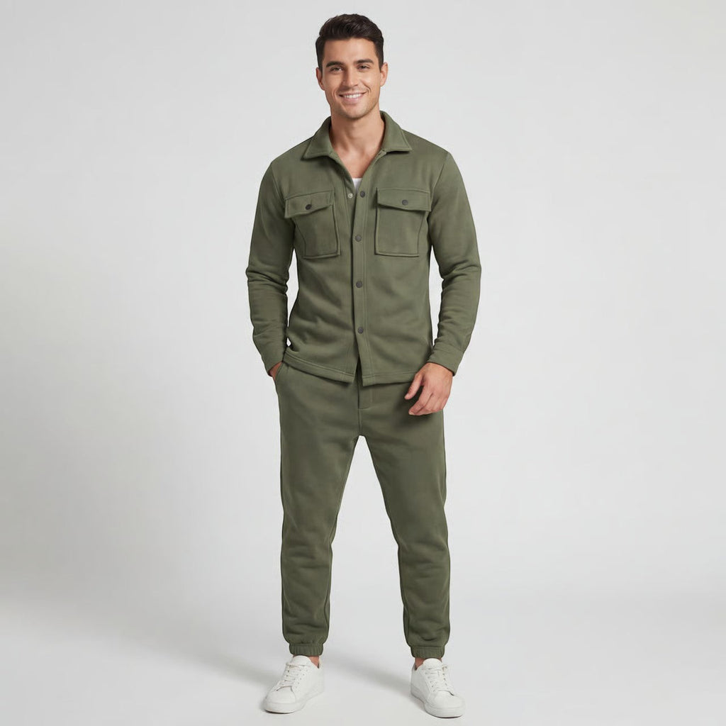 Calder Mayne | Men's Two-Piece Cotton Casual Set