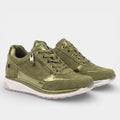 Calder Mayne | Women's Leather Platform Sneakers
