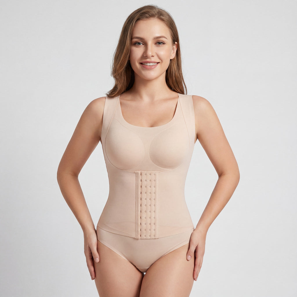 Women's Nylon Shaping Vest - Firm Sculpting Compression