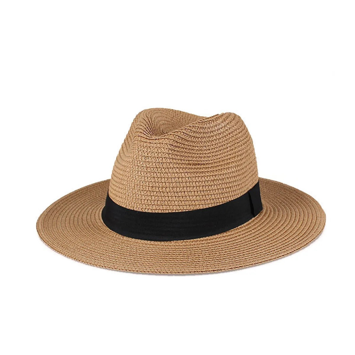 Unisex Wide Brim Sun Hat – Lightweight Straw Panama