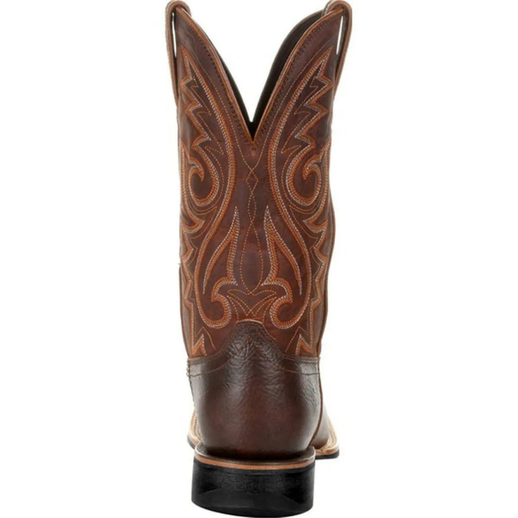 Men's Western Boot – Tall Square-Toe Faux Leather Shaft