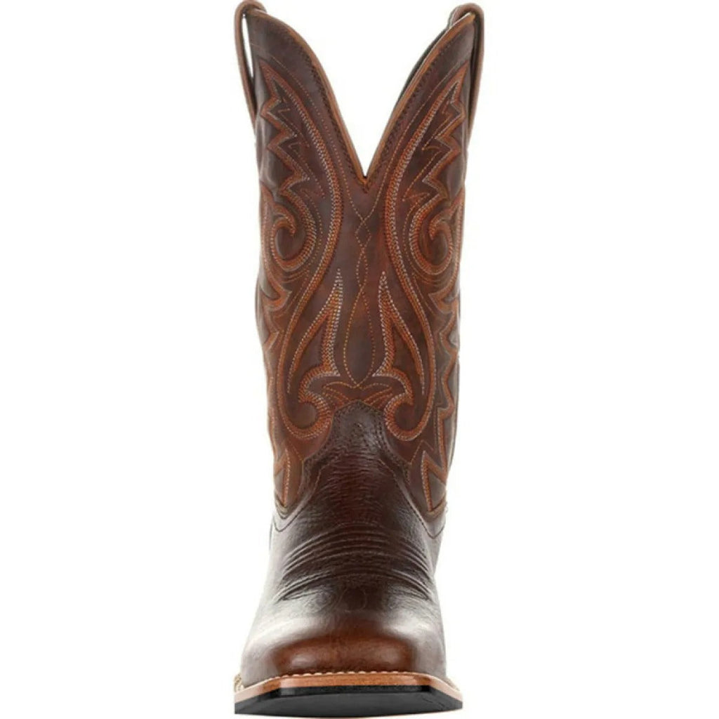 Men's Western Boot – Tall Square-Toe Faux Leather Shaft