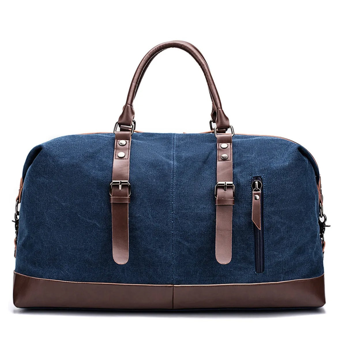 Men's Canvas Travel Bag – Structured Large Capacity Duffle Bag