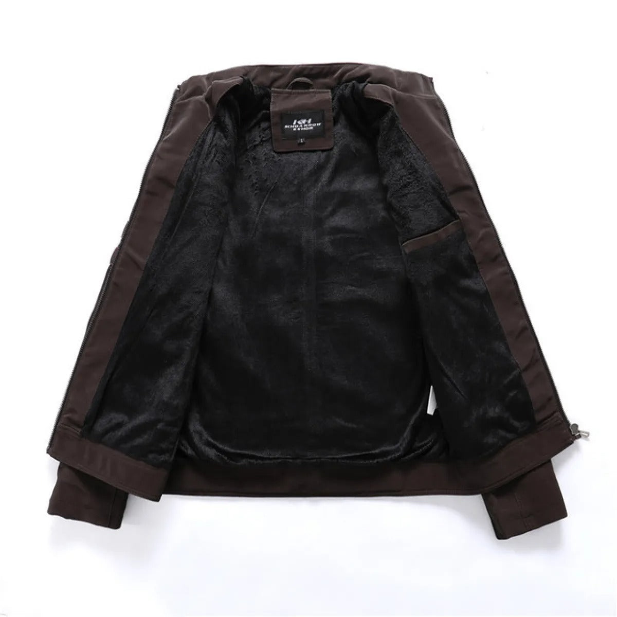 Men's Bomber Jacket Vegan – Structured-Style Zip Jacket