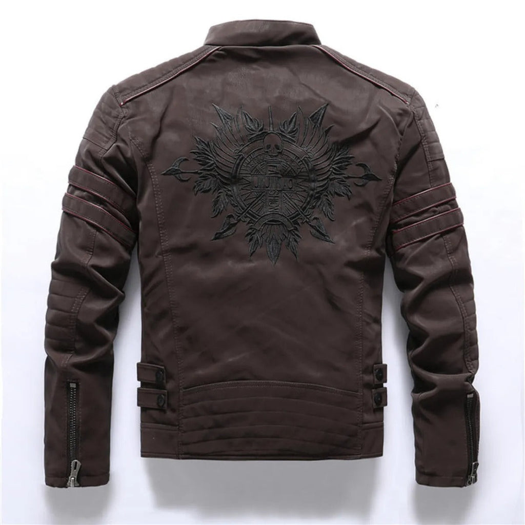 Men's Bomber Jacket Vegan – Structured-Style Zip Jacket