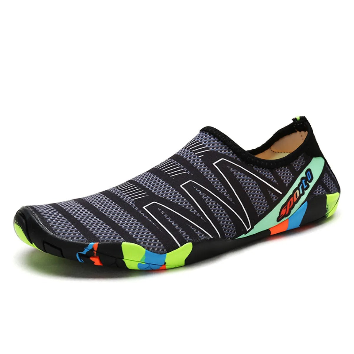 Unisex Water Shoes – Breathable Stretch Fabric Slip-Ons