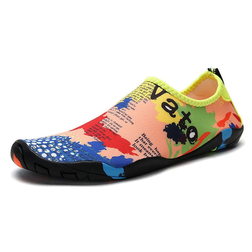 Unisex Water Shoes – Breathable Stretch Fabric Slip-Ons