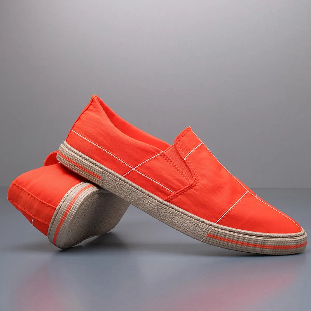Men's Low-Top Canvas Sneakers – Lightweight Casual Style
