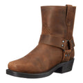 Men's Cowboy Boots – Embossed Mid-Calf Harness Style