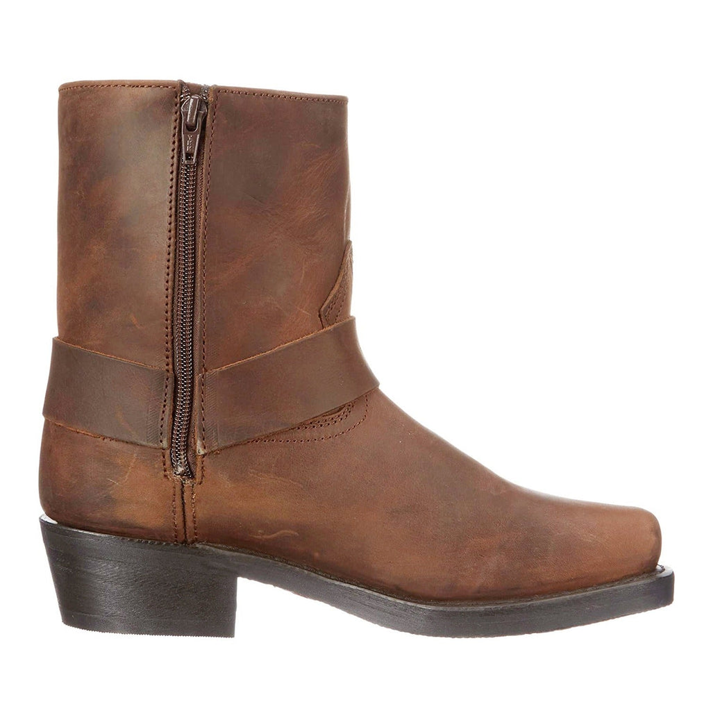 Men's Cowboy Boots – Embossed Mid-Calf Harness Style