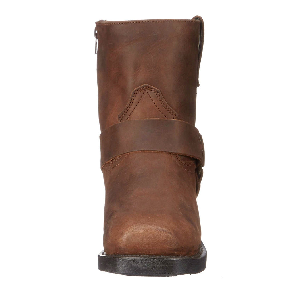 Men's Cowboy Boots – Embossed Mid-Calf Harness Style