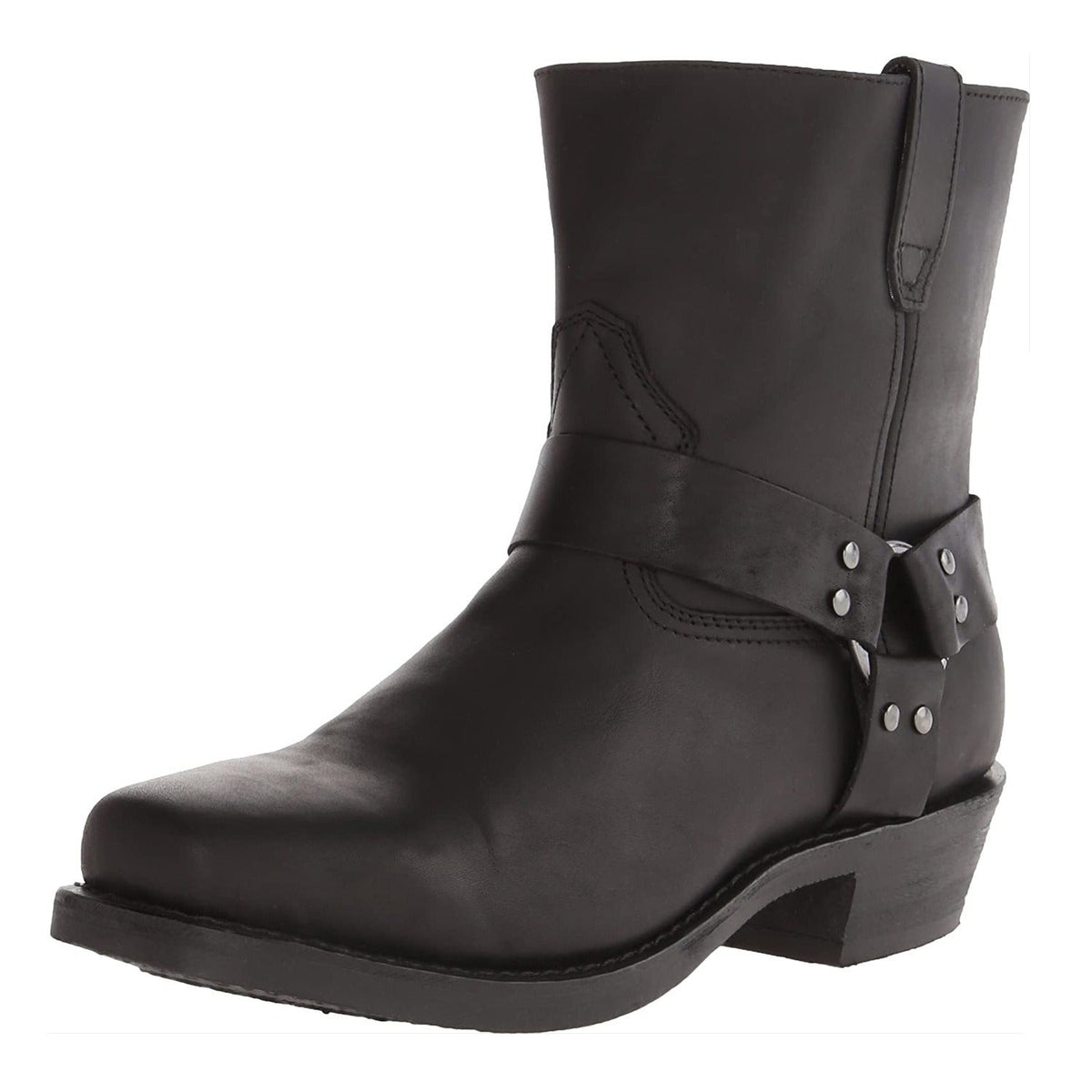 Men's Cowboy Boots – Embossed Mid-Calf Harness Style