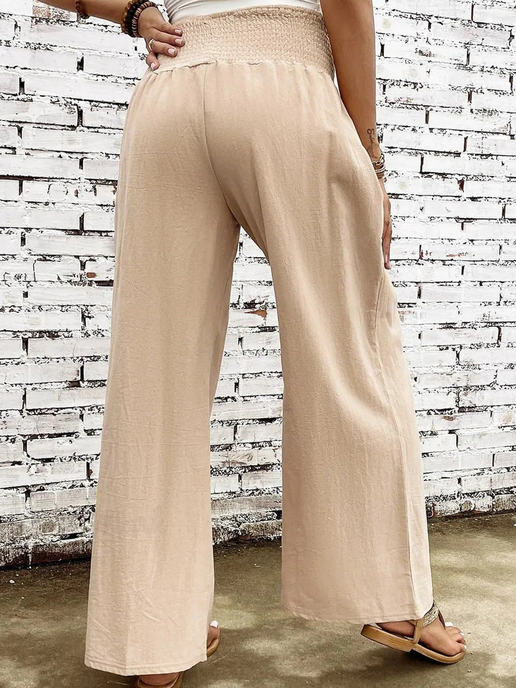 High-Waisted Wide-Leg Women's Pants – Casual Fit