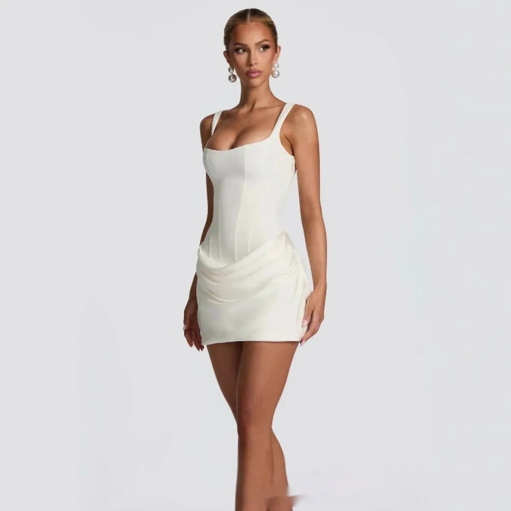 Women's Corset Mini Dress – Sleeveless, Structured Fit for Evening