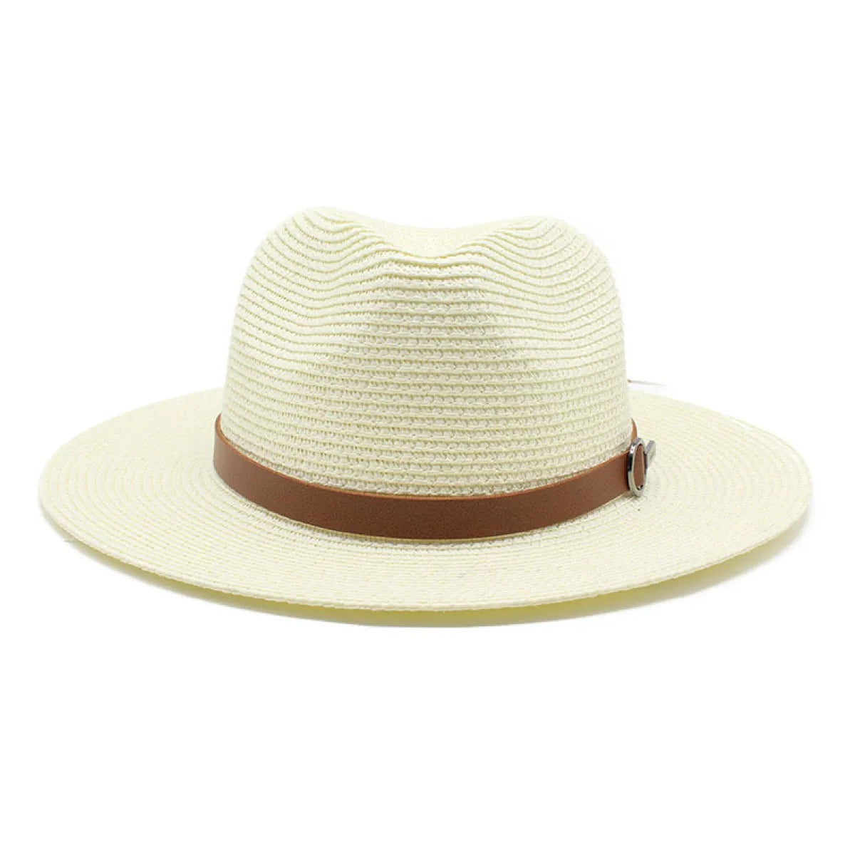 Women's Wide Brim Woven Hat – Lightweight Sun Protection