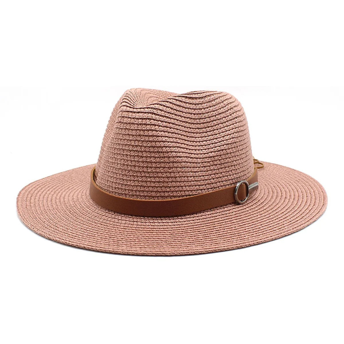 Women's Wide Brim Woven Hat – Lightweight Sun Protection