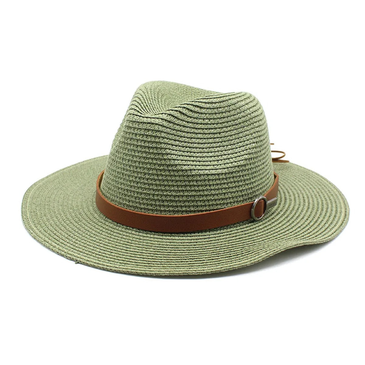 Women's Wide Brim Woven Hat – Lightweight Sun Protection