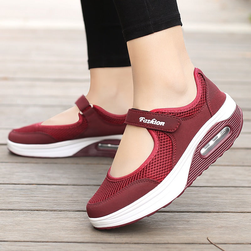 Women's Mary Jane Sneakers – Breathable Mesh and Comfortable Orthopedic Sole