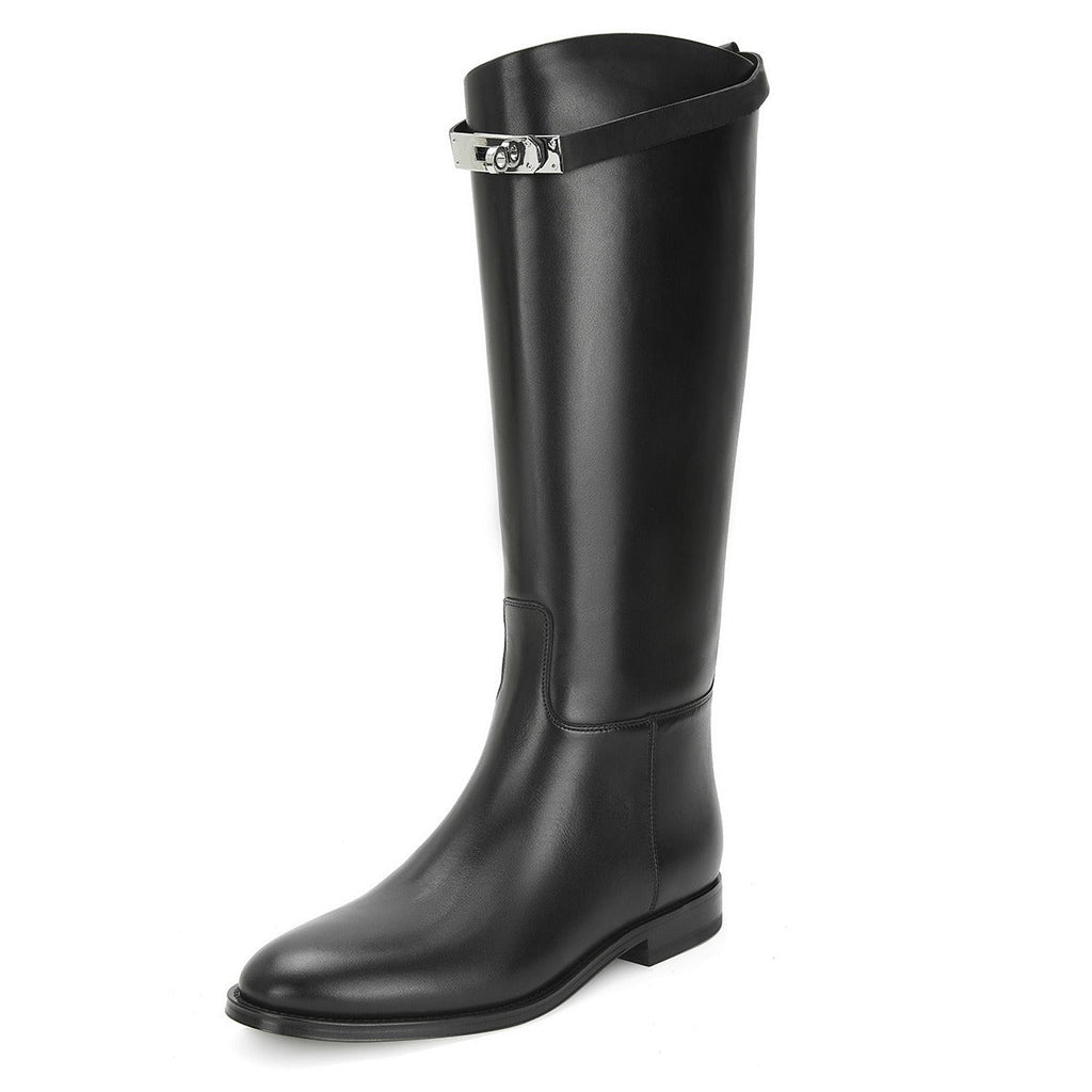 Women's Tall Minimalist Boot - Long shaft, round toe, casual style