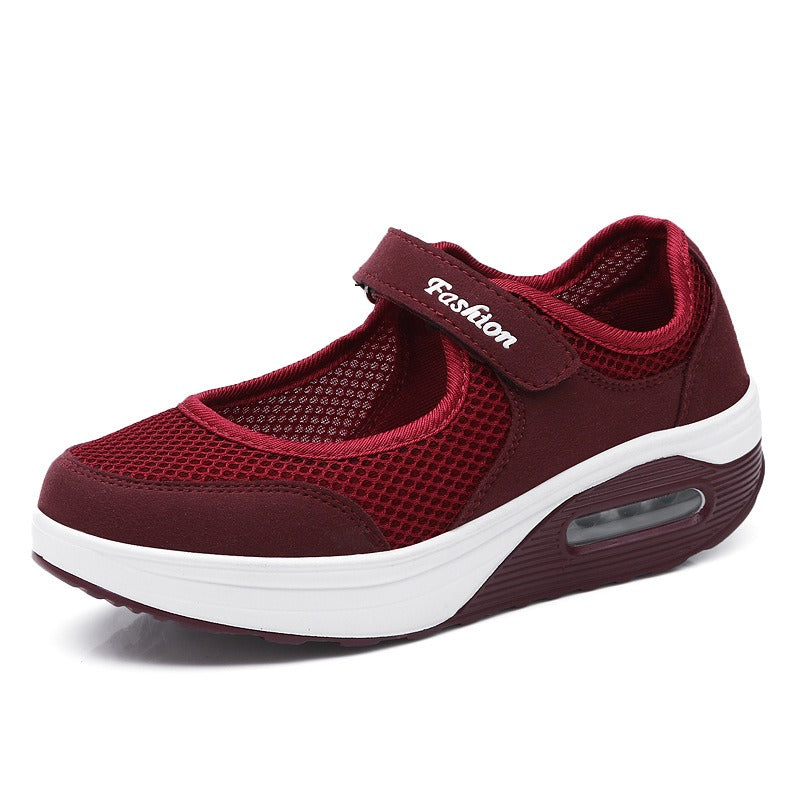 Women's Mary Jane Sneakers – Breathable Mesh and Comfortable Orthopedic Sole