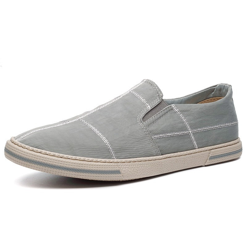 Men's Low-Top Canvas Sneakers – Lightweight Casual Style