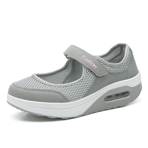 Women's Mary Jane Sneakers – Breathable Mesh and Comfortable Orthopedic Sole